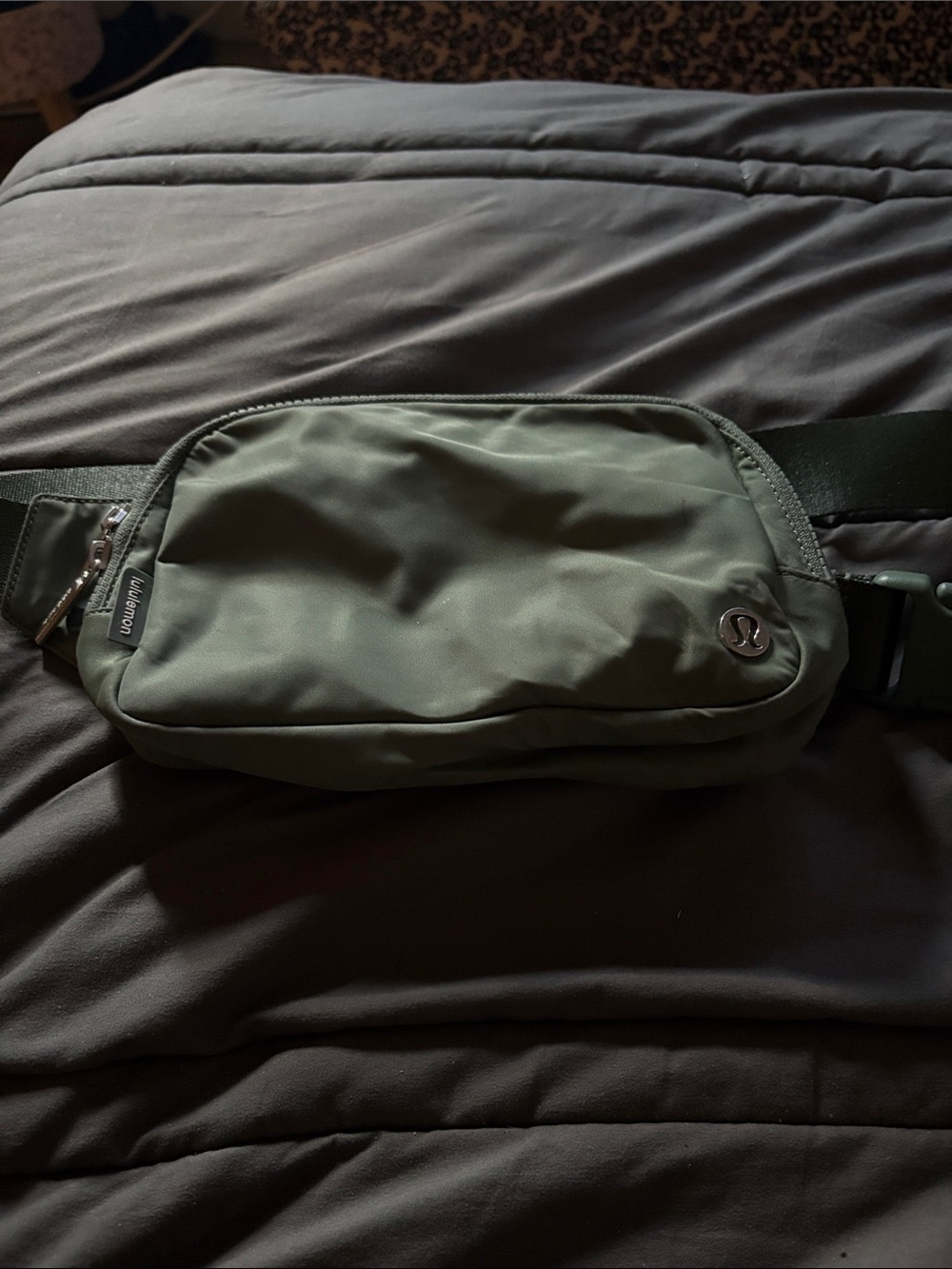lululemon athletica Olive Green Waist Pack with Logo